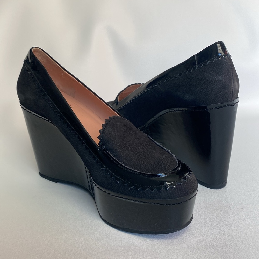 Carven by Robert Clergerie Black Women's Loafers 39 light wear.